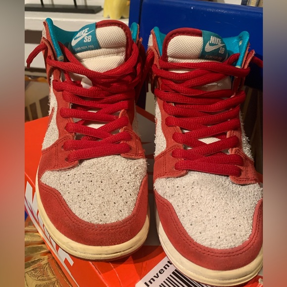 Men’s worn once Nike Dunk SB High “Dr. Seuss” sz 7.5, no OG box .no extra lace - Picture 3 of 10